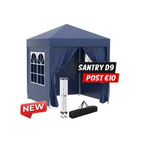 2x2m Popup Gazebo Marquee Party Tent Pavilion Blue with 4 Sides