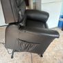 Electric leather reclining lift chair. Image 6