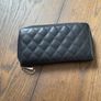 Chanel Cambon Chanel Cambon Leather Zip-Around Wallet Pink Interior Image 5