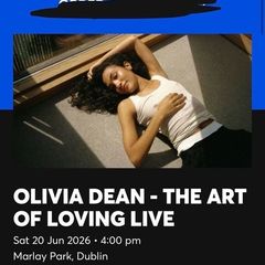 Olivia Dean Marlay Park tickets 20th