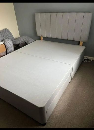 Double 4ft6 5ft King And 6ft Superking Sizes Divan Beds Instock. Tufted Mattresses And Optional Drawers Available
