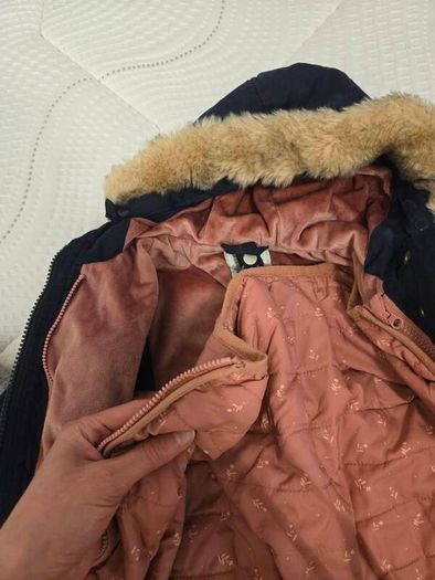 Bundle of girl's coat and jackets. Size 2. And winter hat.