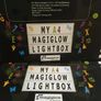 Two Magiglow Led Light Boxes  With Extra Letter Packs Image 2