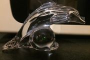 Galway crystal dolphin figure with free postage