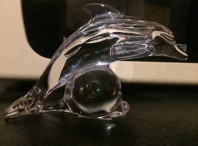 Galway crystal dolphin figure with free postage