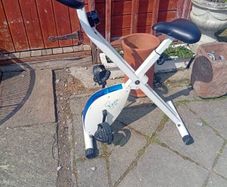 folding exercise bike