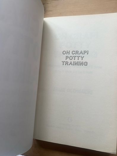Oh crap!  Potty training. Book, as new