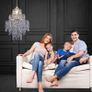3-Tier Clear Chandelier Light Shade | Lamp Shade for Pendant Light Ceiling Light Shade Acrylic Crystal Chandelier Easy Fit Lampshades for Ceiling Lights for Living Room Bedroom Kitchen Hallway MULTIPLE COLOURS AVAILABLE (FREE POSTAGE) Image 7
