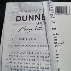dunnes voucher