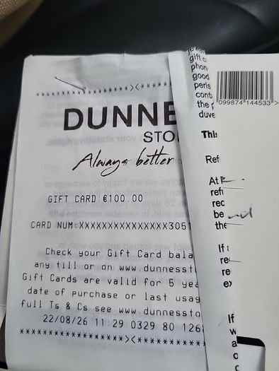 dunnes voucher