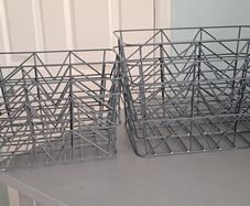wire baskets x 6