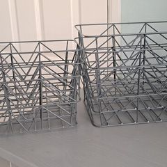 wire baskets x 6
