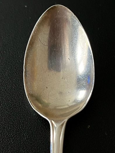 Vintage 1938 Sterling Silver Art Deco Coffee Spoon Viners