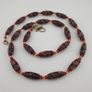 Antique Venetian Style Tiny Floral& Venetian Whiteheart Glass Beads Necklace Image 8