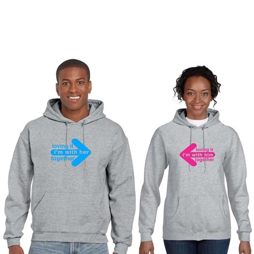 Loving it Together Couple Hoodies (set)