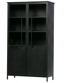 Black Matte Metal Cabinet