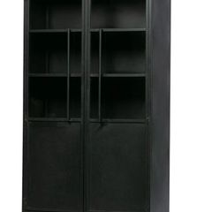Black Matte Metal Cabinet