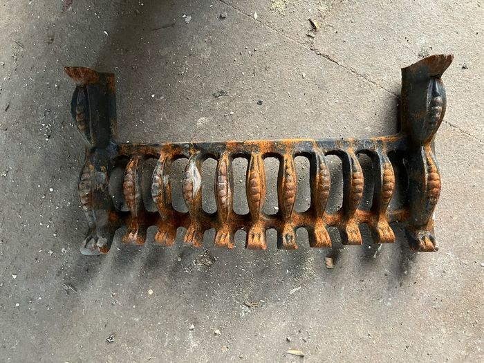Cast iron fireplace