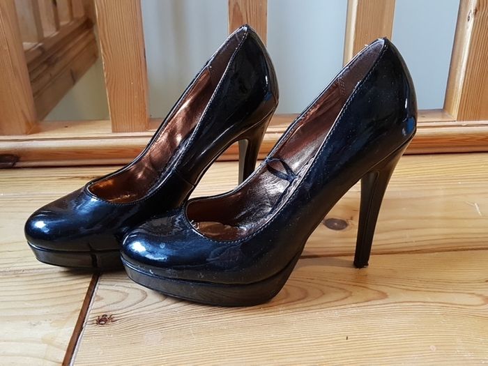 Size 5 Black Patent High Heels