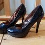 Size 5 Black Patent High Heels Image 2