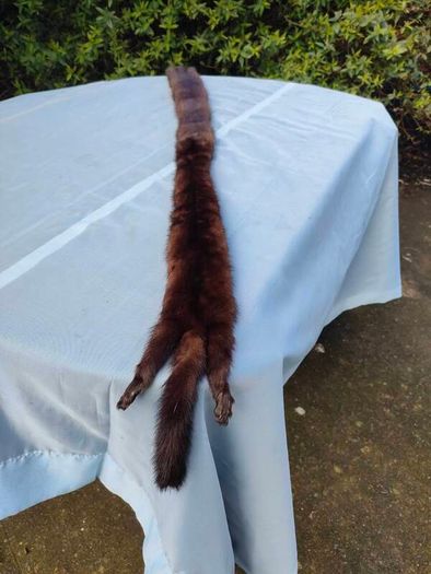 Barnardo's double pelt mink stole