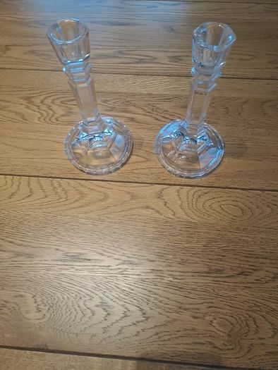 2 Galway crystal Candlesticks