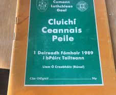 25 collectable GAA . Hurling and Football programmes
