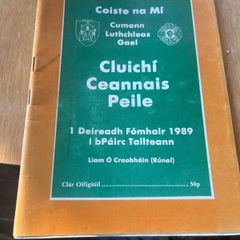 25 collectable GAA . Hurling and Football programmes