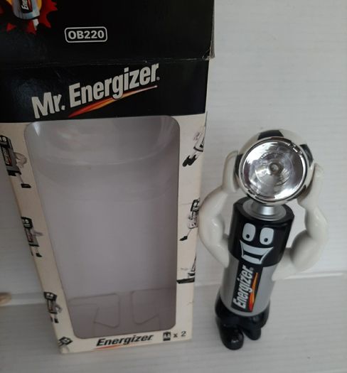new vintage collectable Mr energizer torch 1998 unopened