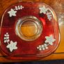 Beautiful ruby glass iced tea set Image 2
