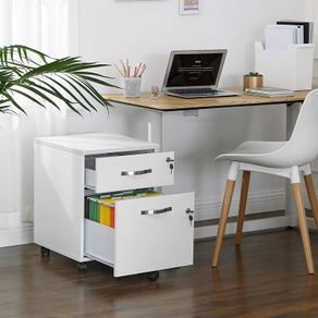 _Lockable Filing Cabinet with 2 Drawers