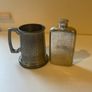 Vintage Pewter Tankard & Pewter Flask -Set of 2 Image 2