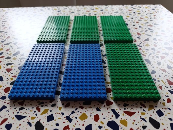 6x Lego Baseboards 10 x 20