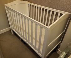 Mini Cot Bed White