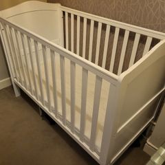 Mini Cot Bed White