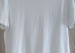 Boy white t shirt size 116 cm 100 per cent cotton