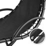 _Hanging Lounger with Frame, Floating Lounger with Parasol, Indoor & Outdoor, Includes Cushion with Pillow, for Garden, Patio and Balcony Image 3