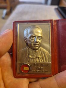 Relic of St Mutien-Marie Wiaux of Malonne.