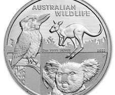 2022 Australia 2 Dollars 2 oz Silver Bullion Coin - Australian Wildlife BU (In Capsule)