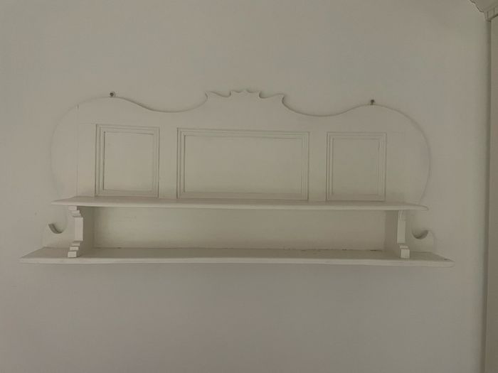 cream Shelving Unit