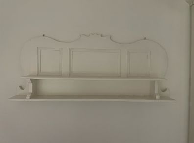 cream Shelving Unit