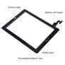 For Apple iPad 2 Touch Screen Digitizer Glass Home Button With Adhesive Black - FHT09IPDLCD Image 3