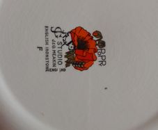 Mid Century Complete Meakin "Poppy" Dinner Service