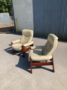 1980s Ekornes Lounge Chairs - Warehouse and Showroom Open Saturday 31st October 12 till 4pm 12 till 4pm Eircode R95T227