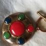 vintage earings and matching neck piece Image 3