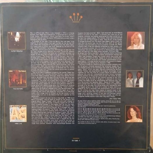ABBA/Gold:Greatest Hits/1992/Double LP/Polydor/517 007-1