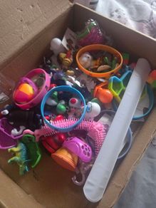 Mix of party bag fillers