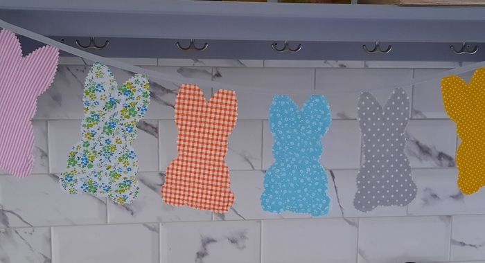 Easter bunnies bunting