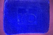 Roccobarocco suede wallet hand bag