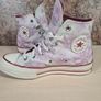 Girls Converse Chuck Taylor All Star Hi Tops Trainers Runners Floral Size Uk 3 Eu 35 Womens (AT1) Image 2